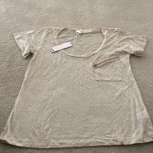 LNA Clothing Zipper Tee